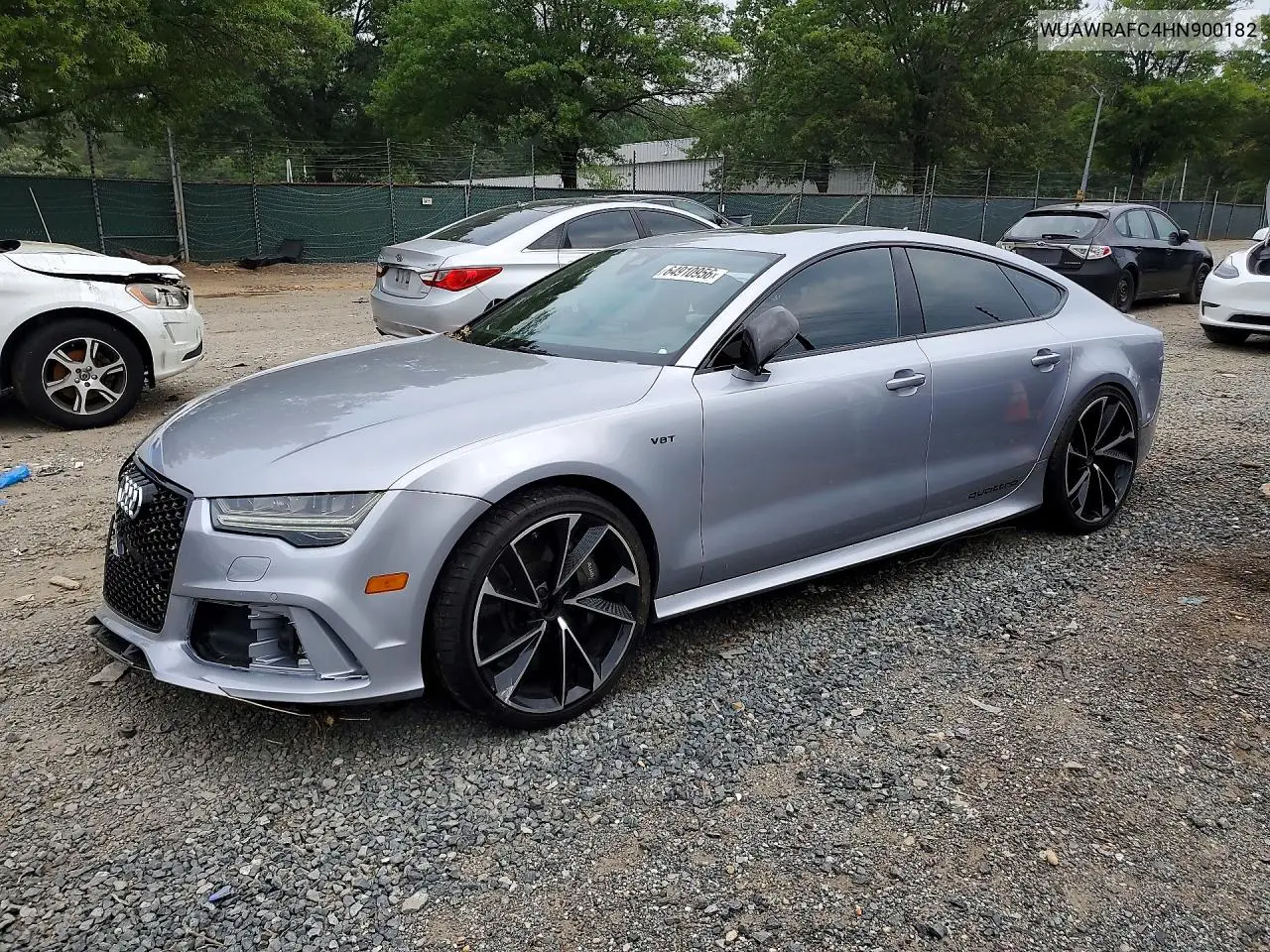 AUDI RS7 2017, VIN WUAWRAFC4HN900182