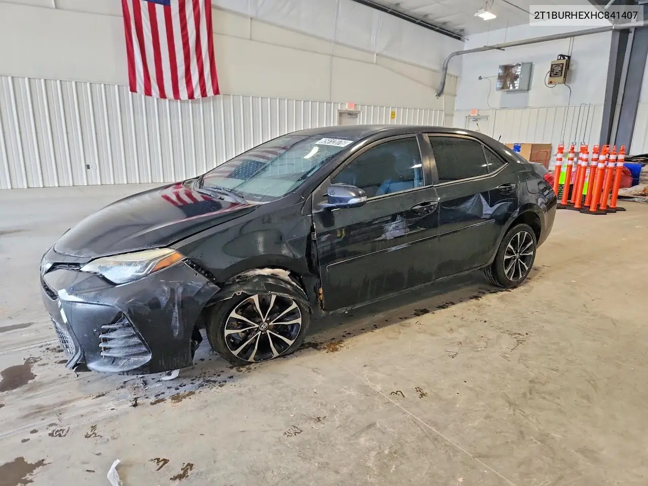 TOYOTA COROLLA 2017, VIN 2T1BURHEXHC841407