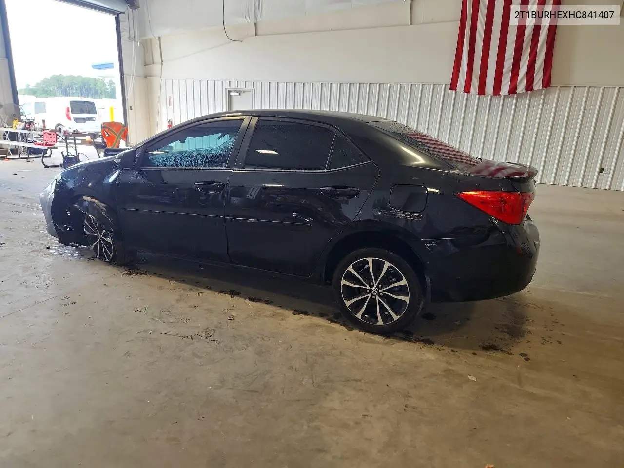 2017 TOYOTA COROLLA VIN 2T1BURHEXHC841407 — фото 2