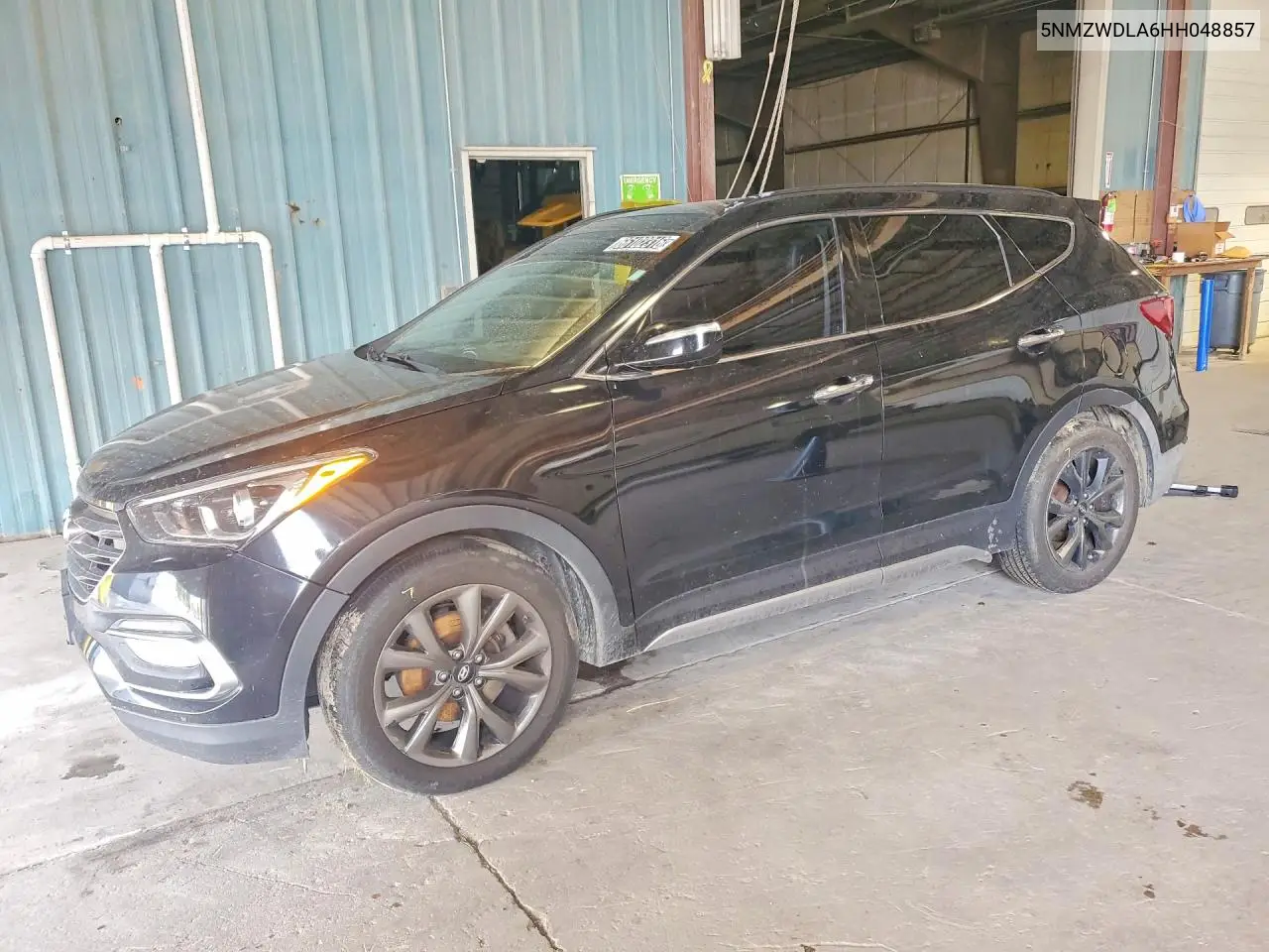 HYUNDAI SANTA FE 2017, VIN 5NMZWDLA6HH048857