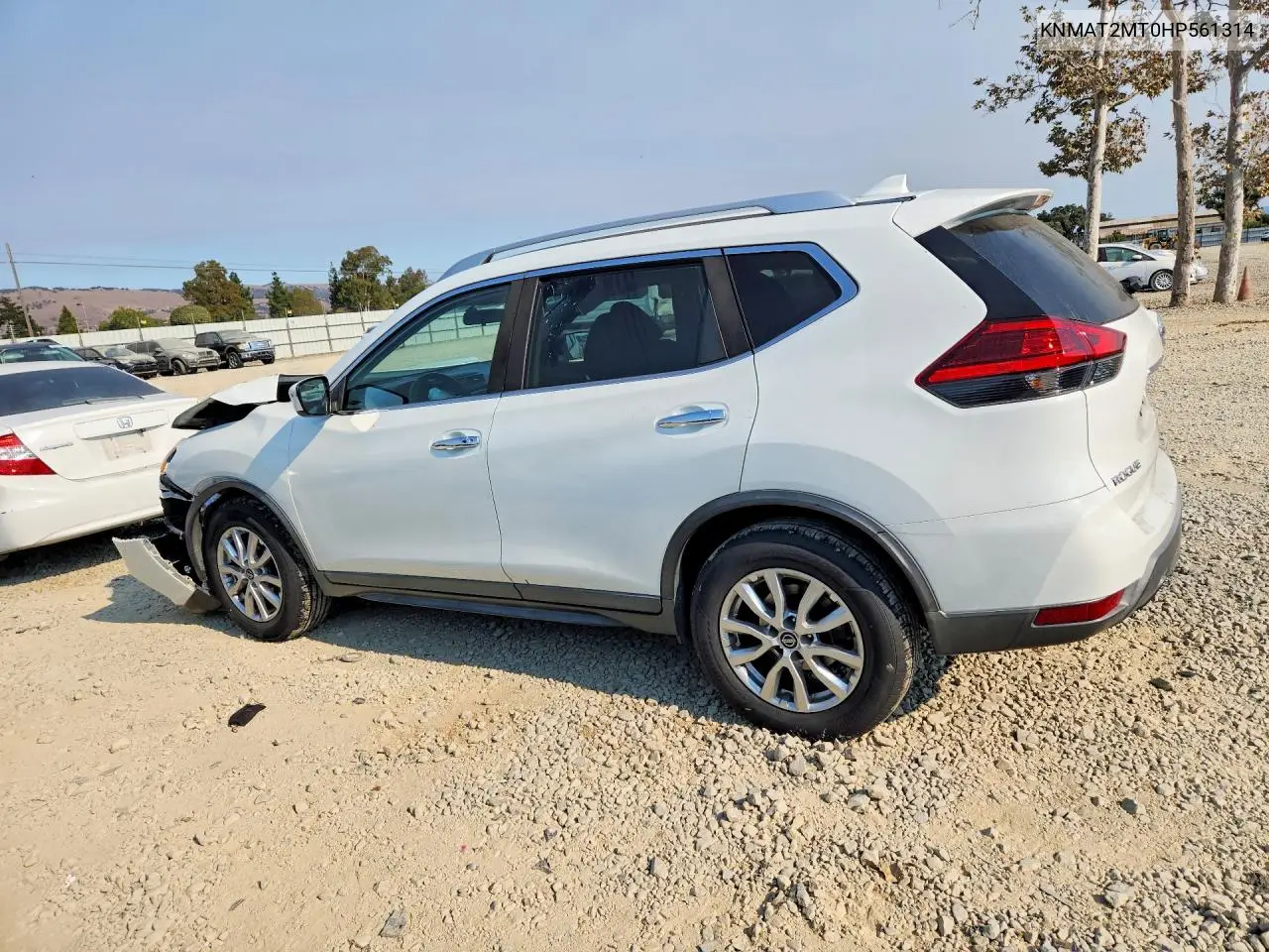 2017 NISSAN ROGUE VIN KNMAT2MT0HP561314 — фото 2