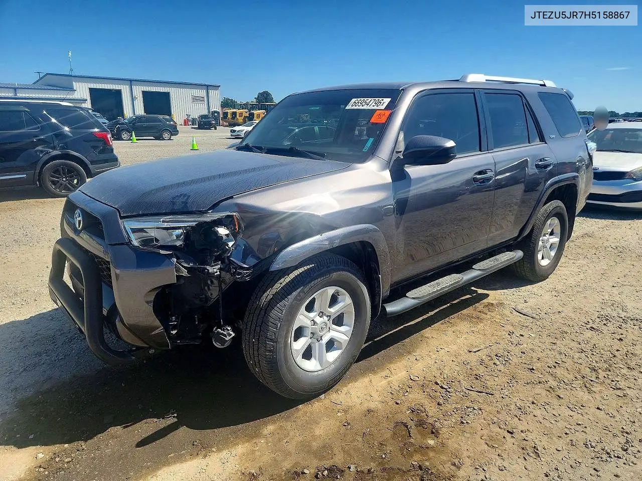 TOYOTA 4RUNNER 2017, VIN JTEZU5JR7H5158867