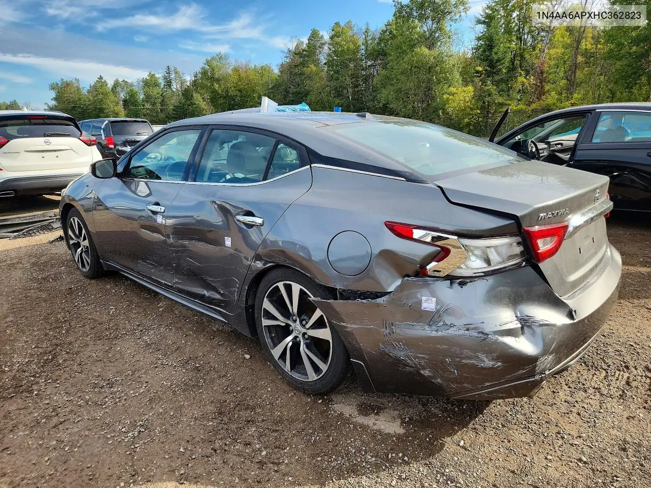 2017 NISSAN MAXIMA VIN 1N4AA6APXHC362823 — фото 2