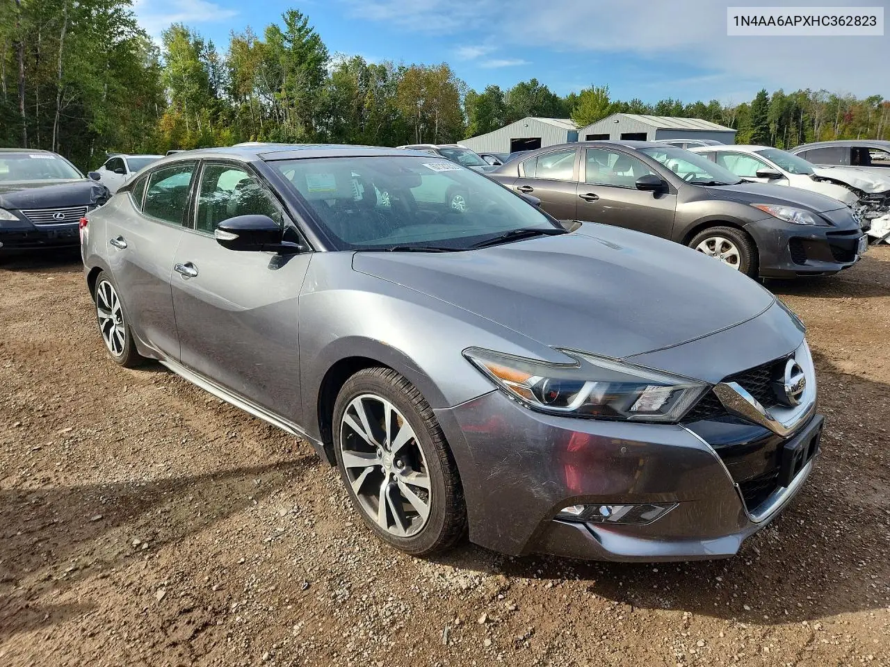 2017 NISSAN MAXIMA VIN 1N4AA6APXHC362823 — фото 4