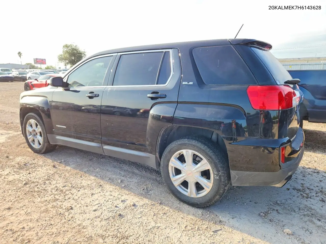 2017 GMC TERRAIN VIN 2GKALMEK7H6143628 — фото 2