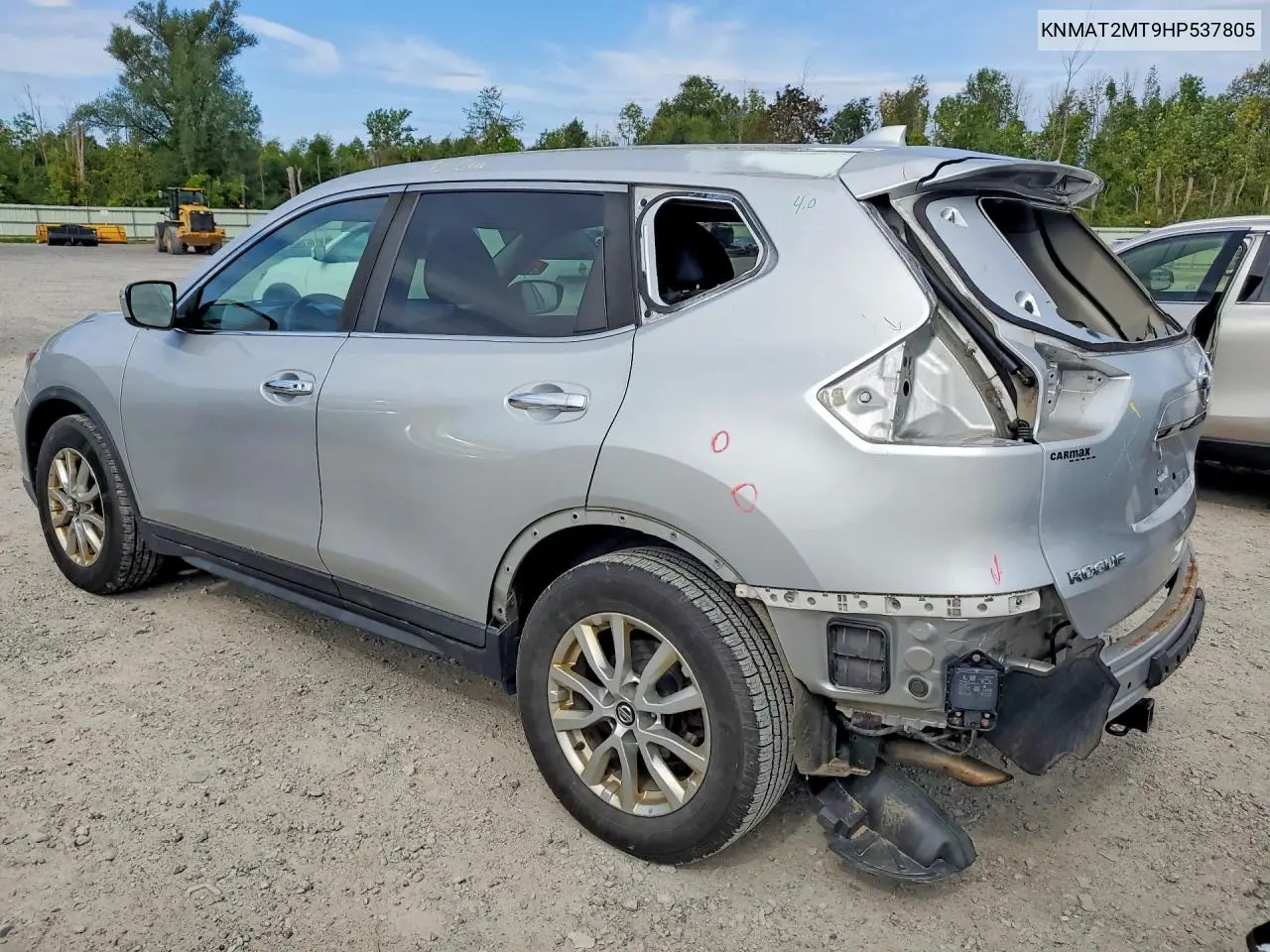 2017 NISSAN ROGUE VIN KNMAT2MT9HP537805 — фото 2