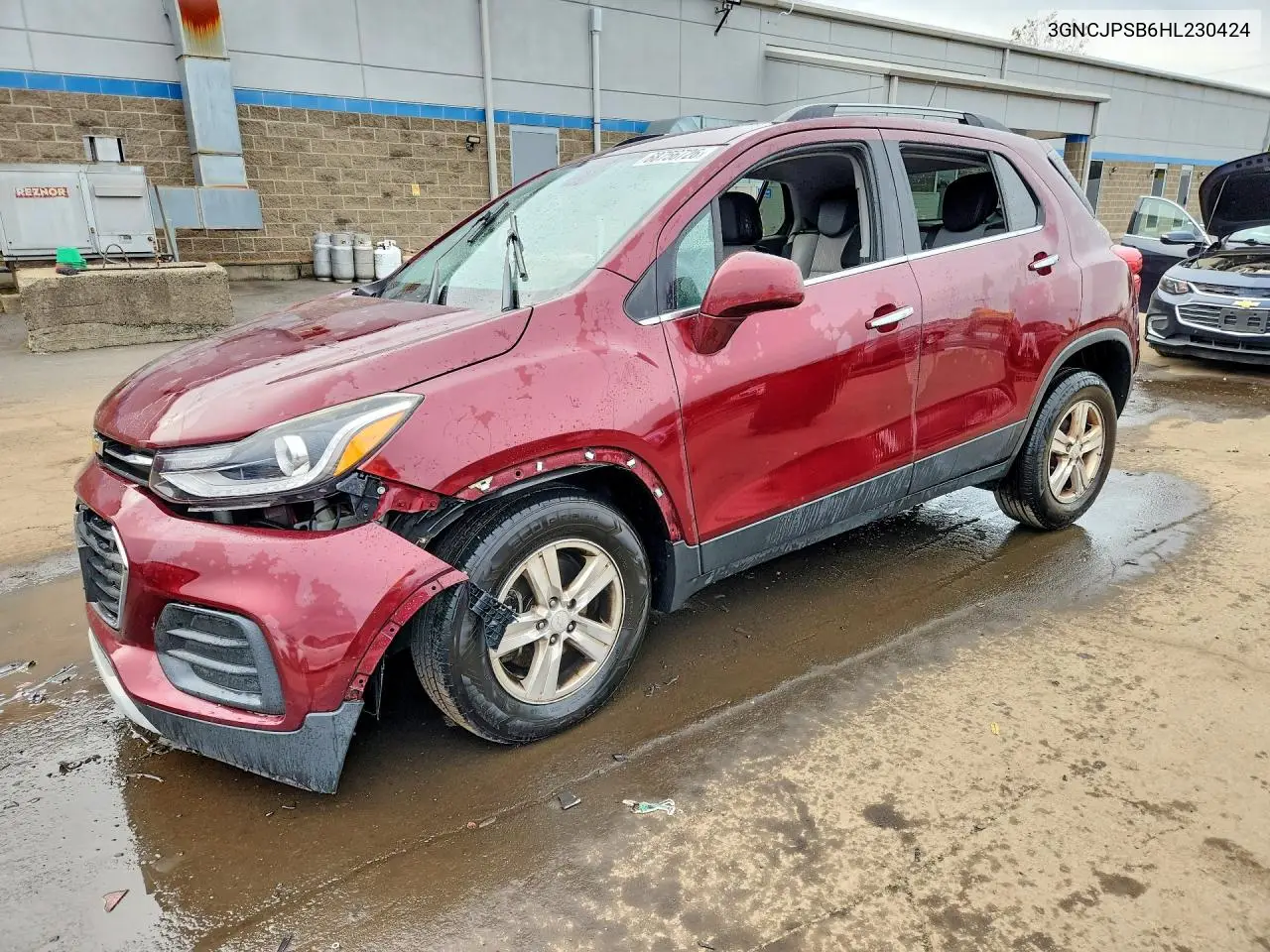 CHEVROLET TRAX 2017, VIN 3GNCJPSB6HL230424