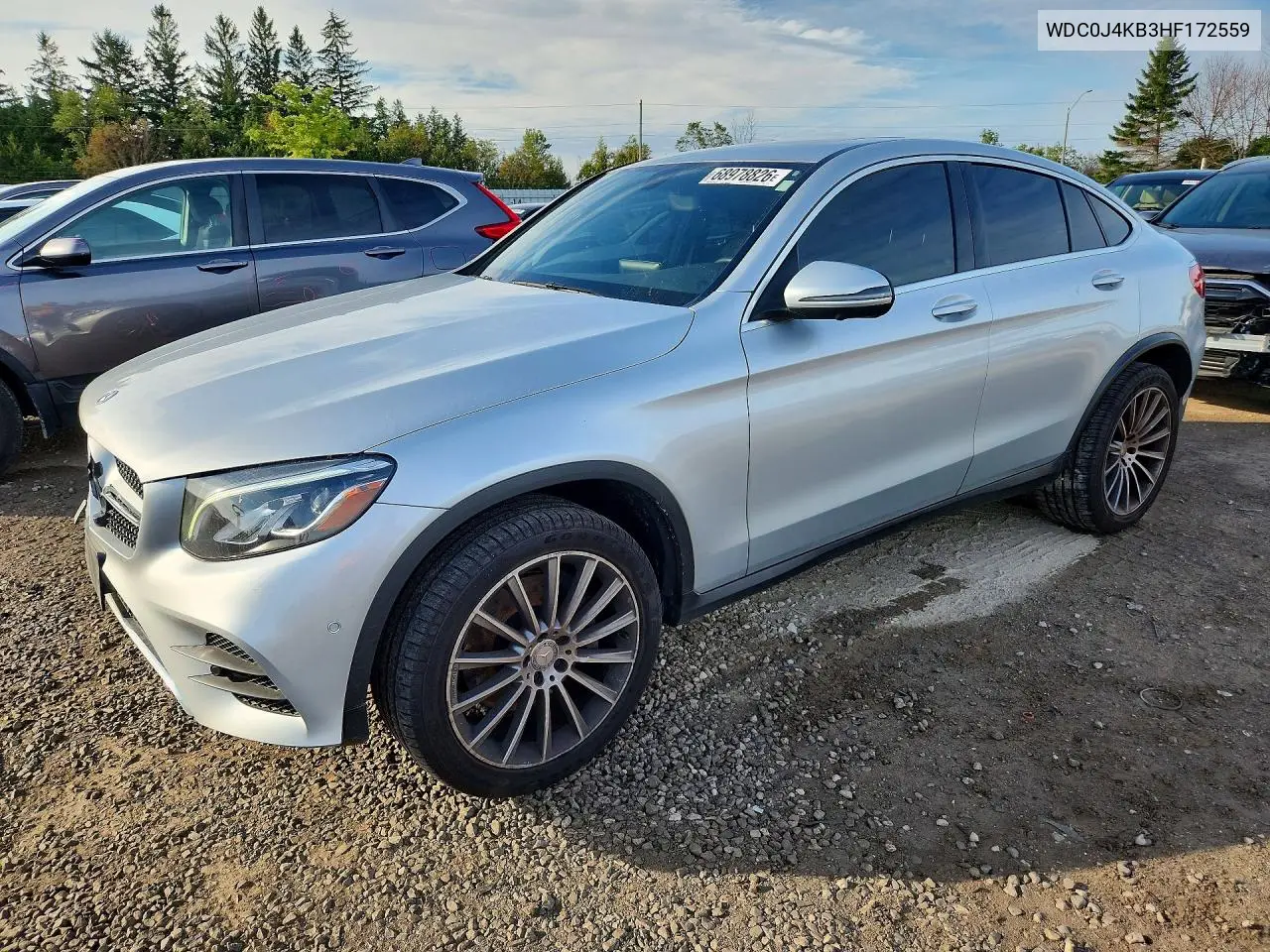 MERCEDES GLC COUPE 2017, VIN WDC0J4KB3HF172559