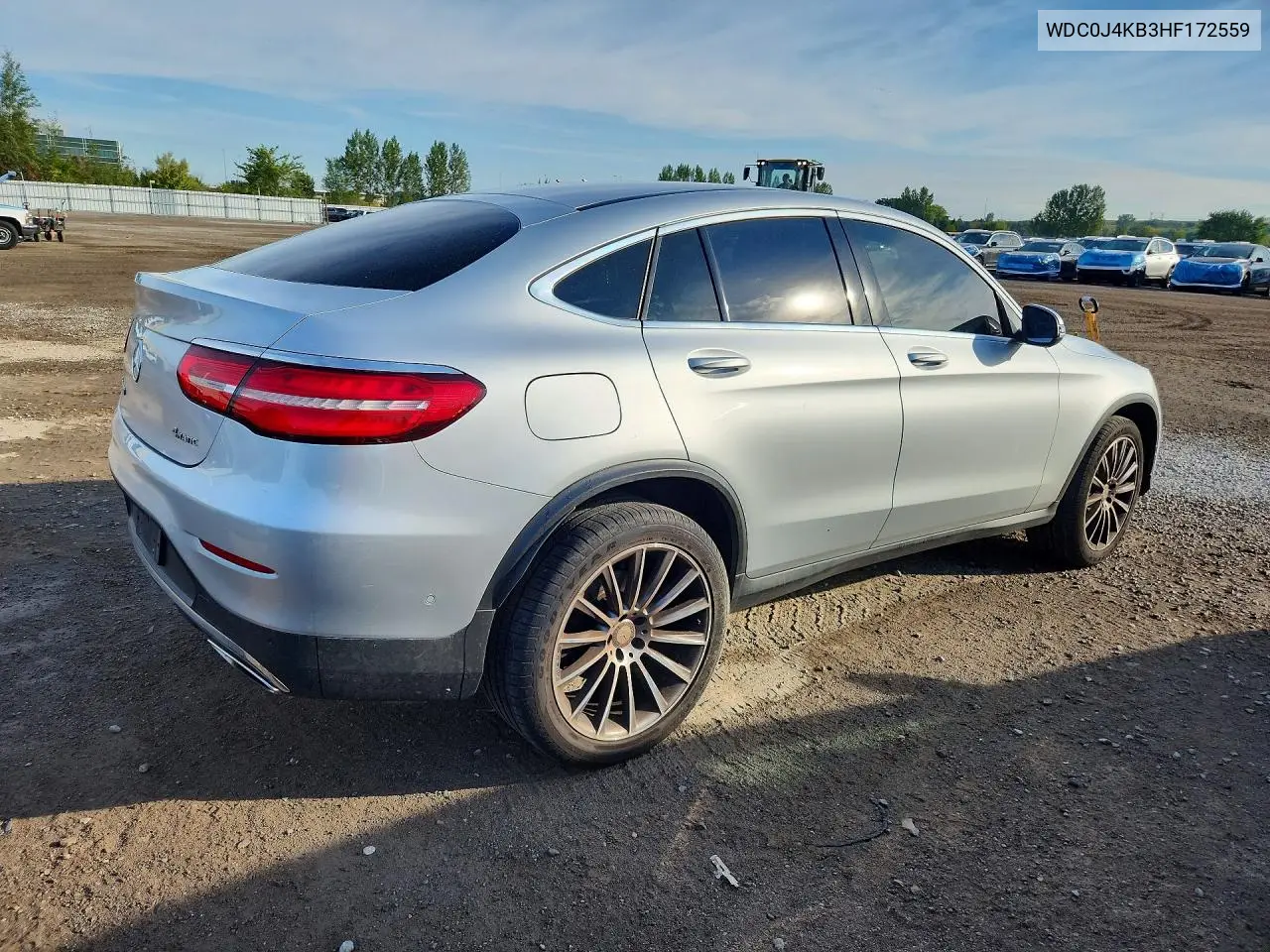 2017 MERCEDES GLC COUPE VIN WDC0J4KB3HF172559 — фото 3
