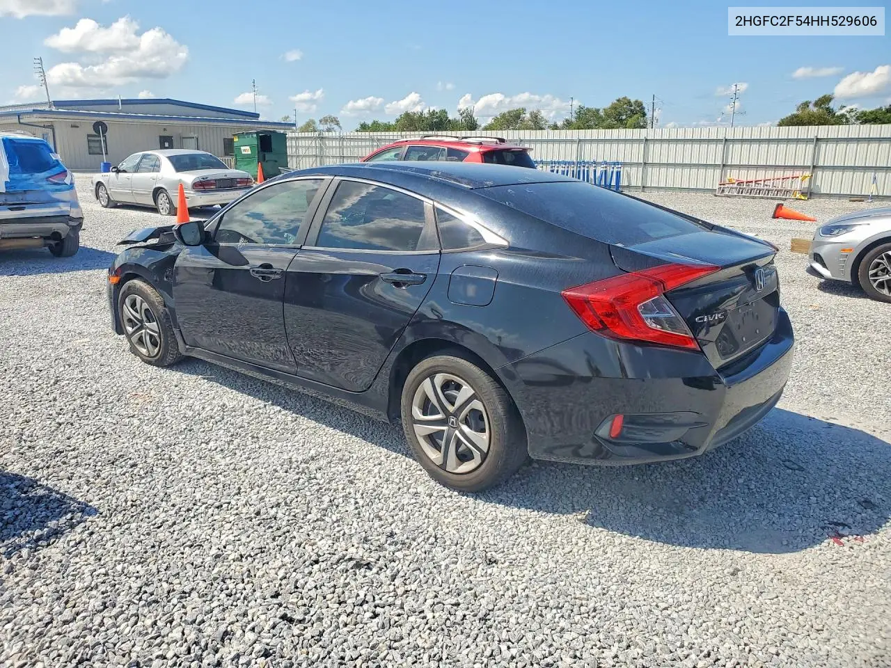 2017 HONDA CIVIC VIN 2HGFC2F54HH529606 — фото 2