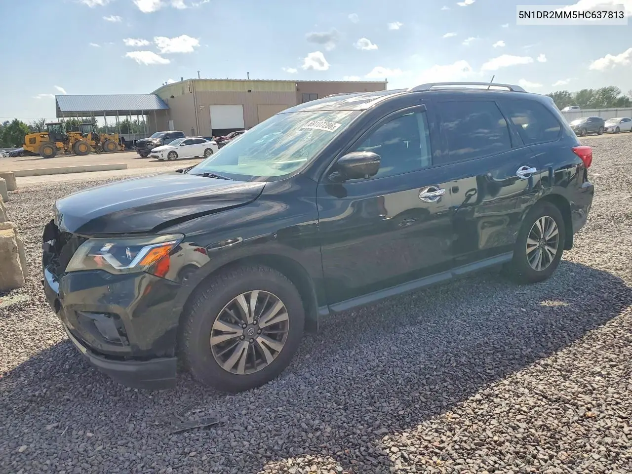 NISSAN PATHFINDER 2017, VIN 5N1DR2MM5HC637813