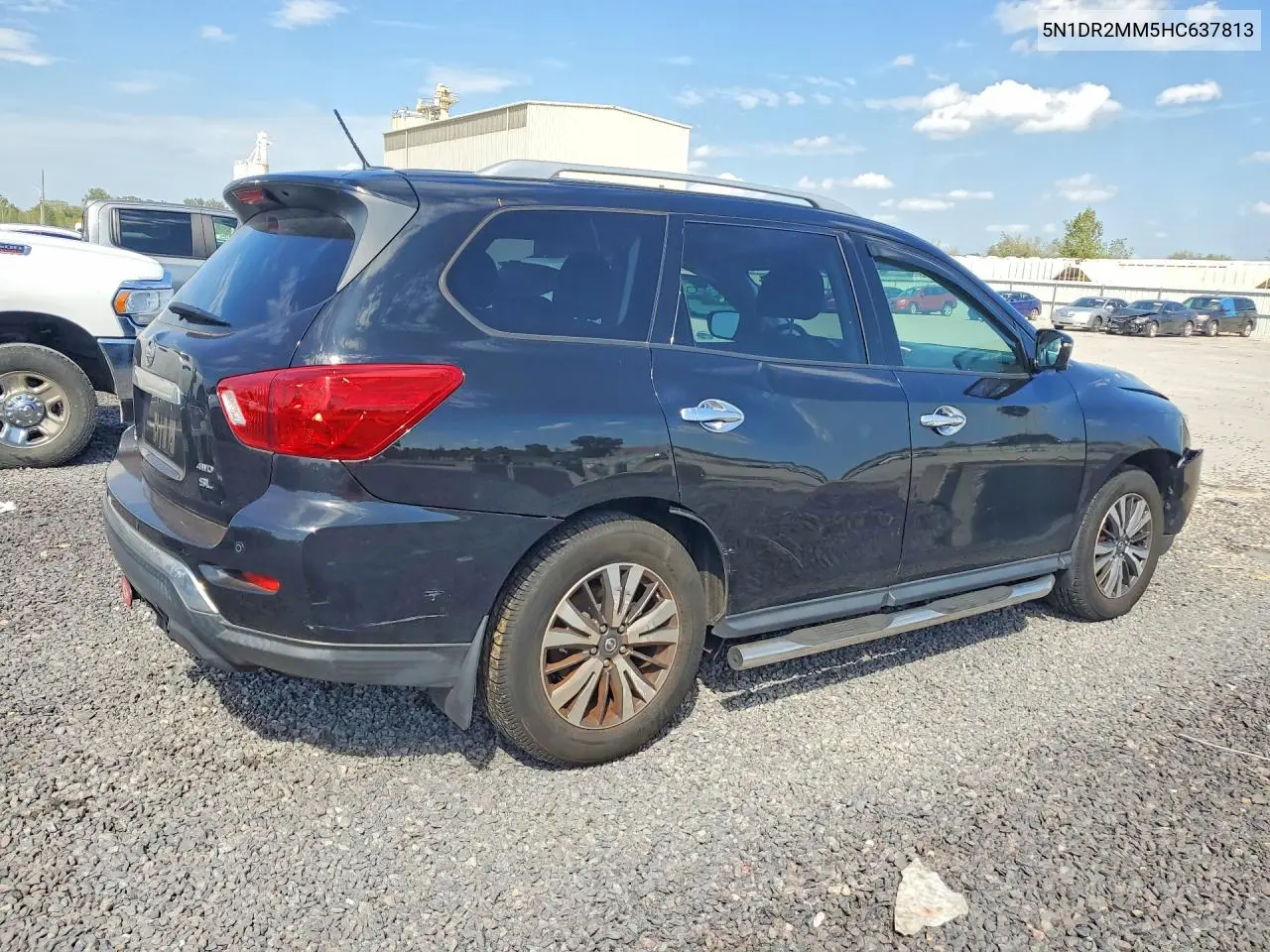 2017 NISSAN PATHFINDER VIN 5N1DR2MM5HC637813 — фото 3