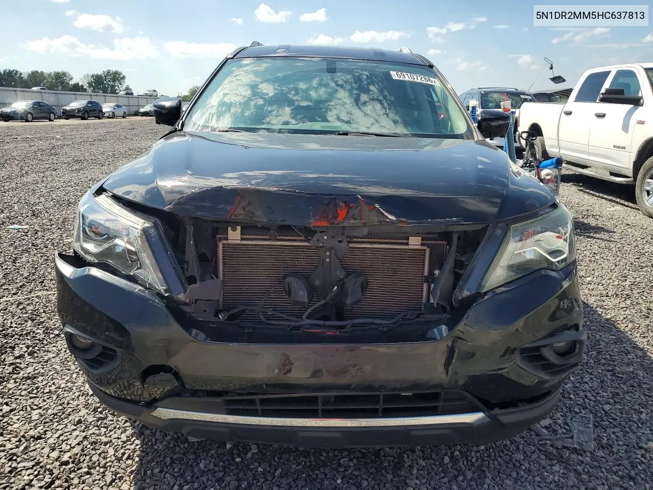 2017 NISSAN PATHFINDER VIN 5N1DR2MM5HC637813 — фото 5