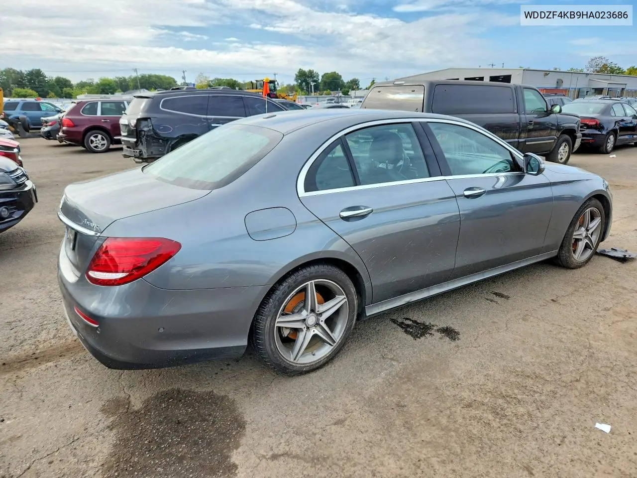 2017 MERCEDES E-KLASSE VIN WDDZF4KB9HA023686 — фото 3