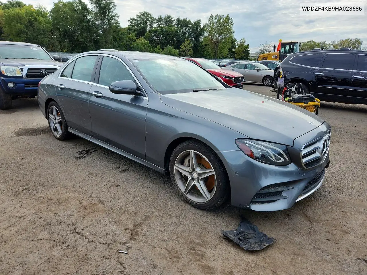 2017 MERCEDES E-KLASSE VIN WDDZF4KB9HA023686 — фото 4