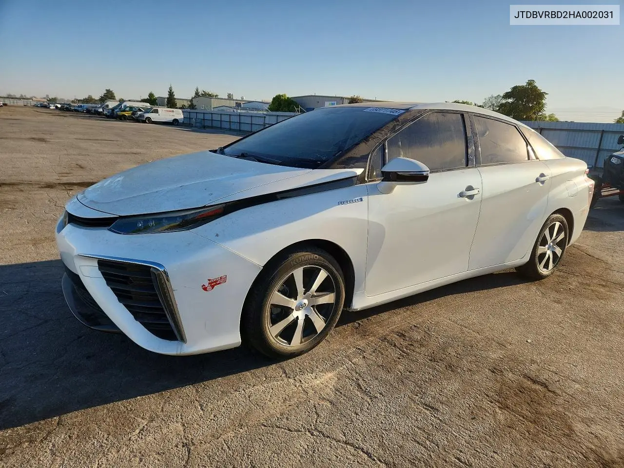 TOYOTA MIRAI 2017, VIN JTDBVRBD2HA002031