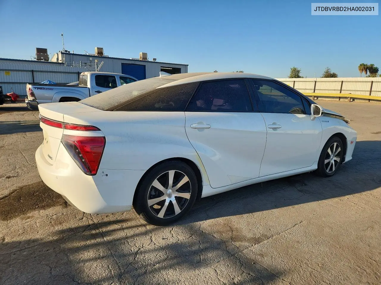 2017 TOYOTA MIRAI VIN JTDBVRBD2HA002031 — фото 3