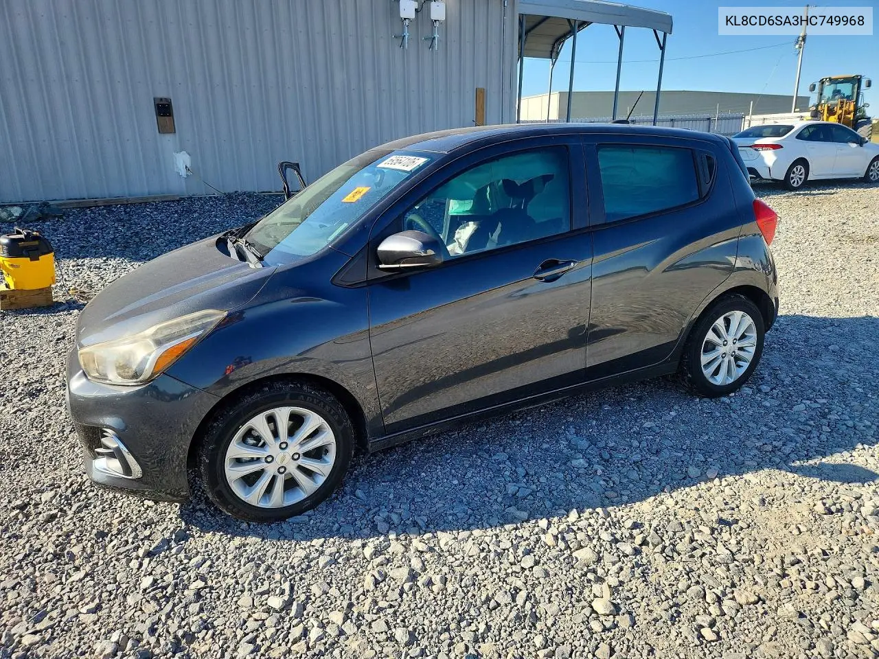 CHEVROLET SPARK 2017, VIN KL8CD6SA3HC749968
