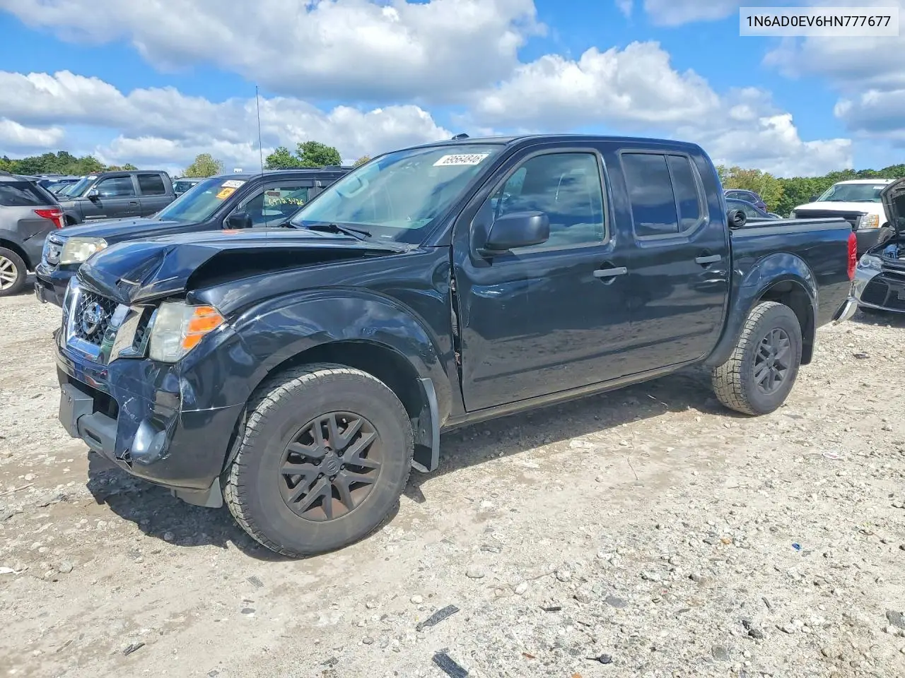 NISSAN NAVARA (FRONTIER) 2017, VIN 1N6AD0EV6HN777677