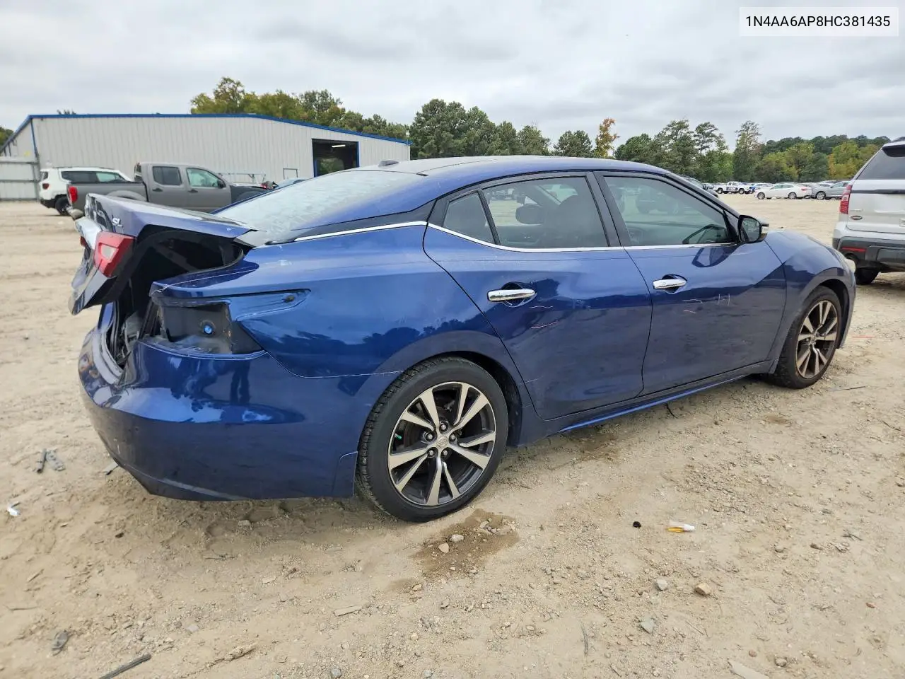 2017 NISSAN MAXIMA VIN 1N4AA6AP8HC381435 — фото 3