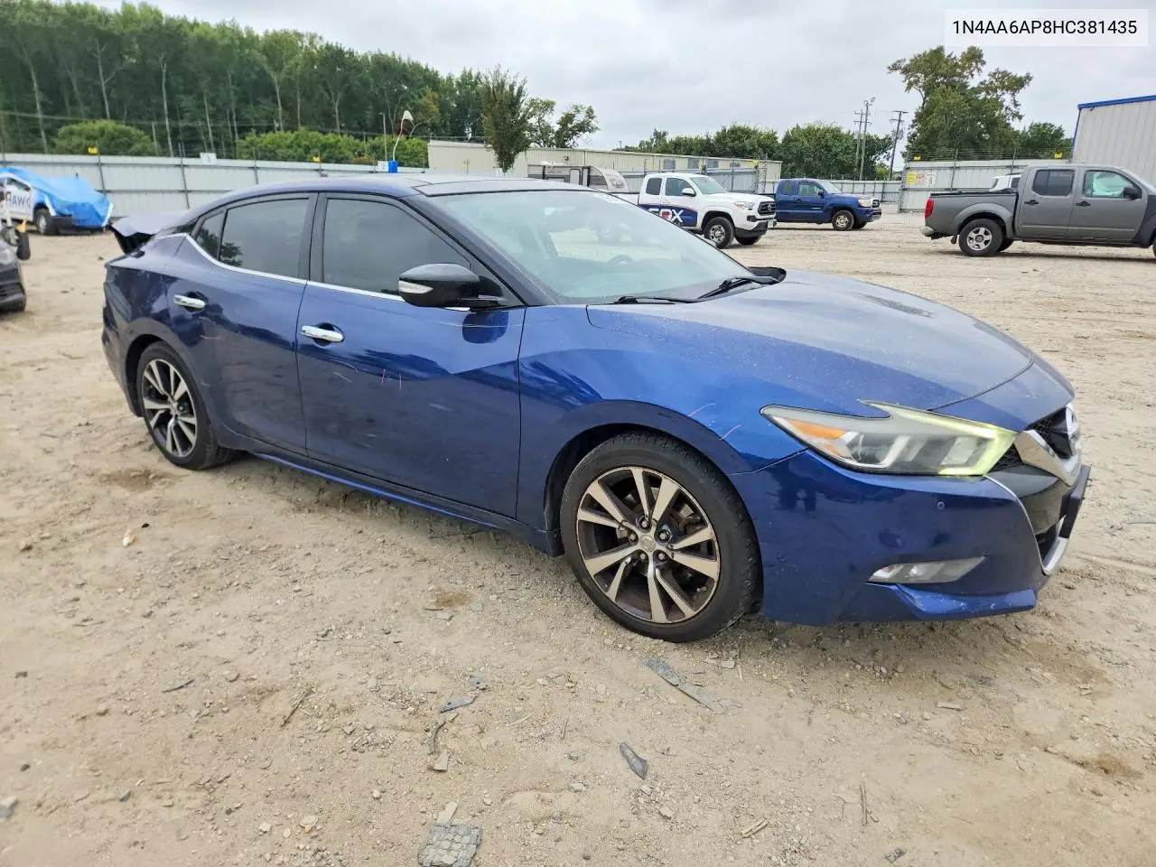 2017 NISSAN MAXIMA VIN 1N4AA6AP8HC381435 — фото 4