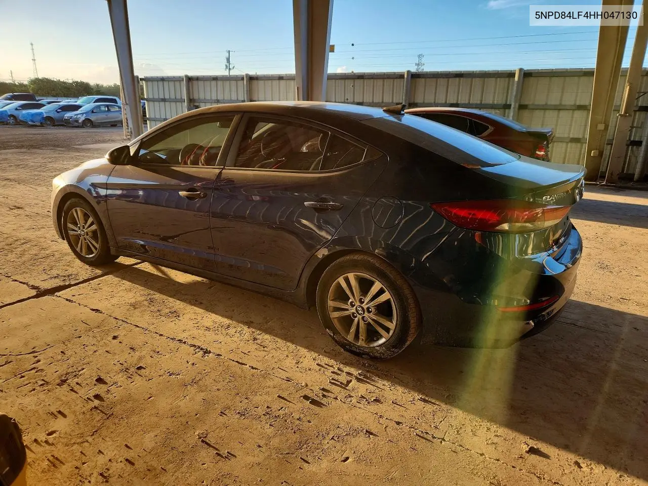 2017 HYUNDAI ELANTRA VIN 5NPD84LF4HH047130 — фото 2