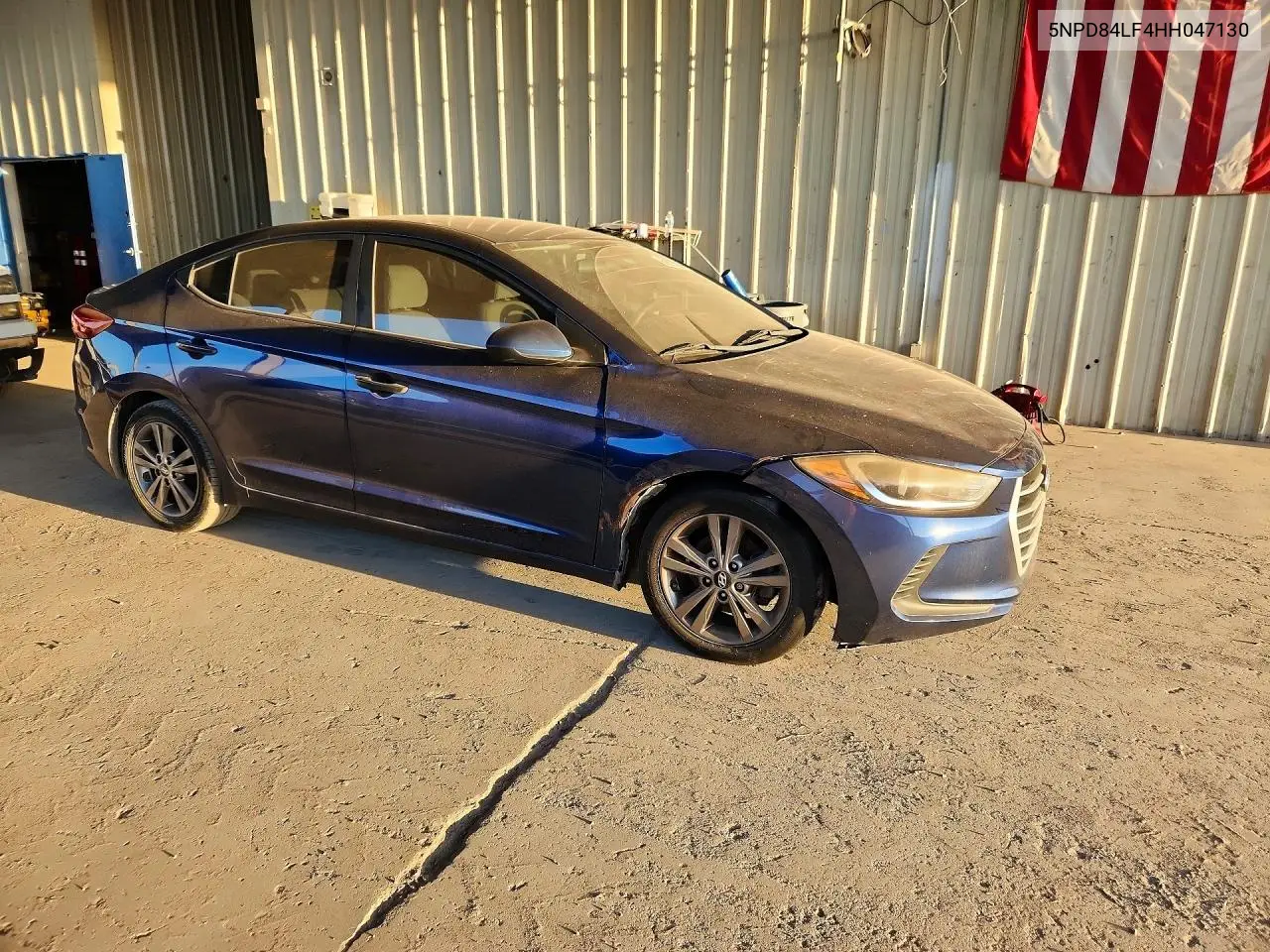 2017 HYUNDAI ELANTRA VIN 5NPD84LF4HH047130 — фото 4