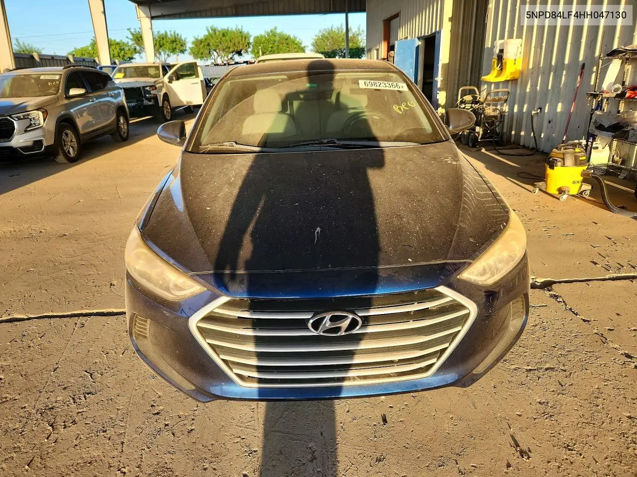 2017 HYUNDAI ELANTRA VIN 5NPD84LF4HH047130 — фото 5
