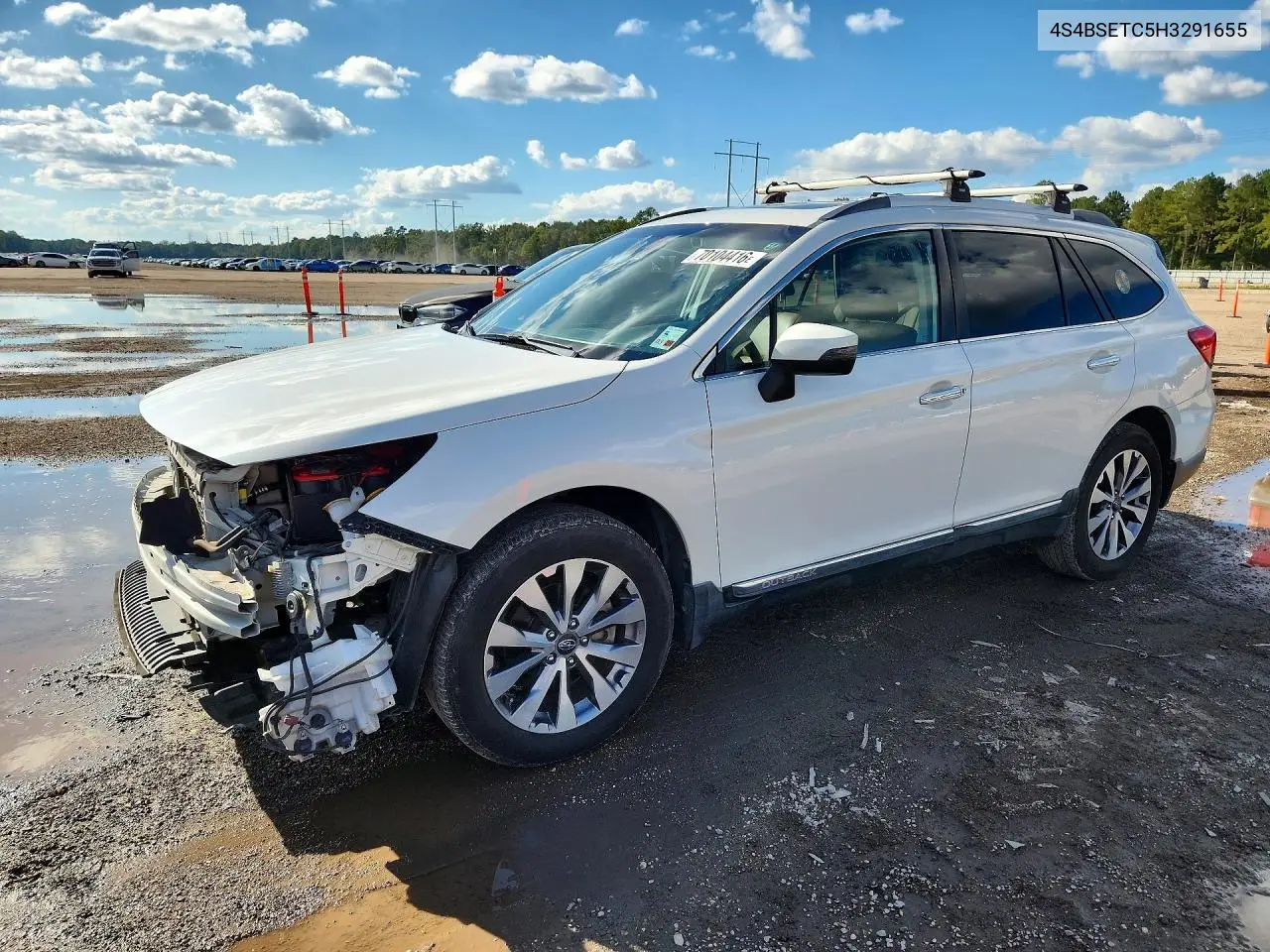 SUBARU OUTBACK 2017, VIN 4S4BSETC5H3291655