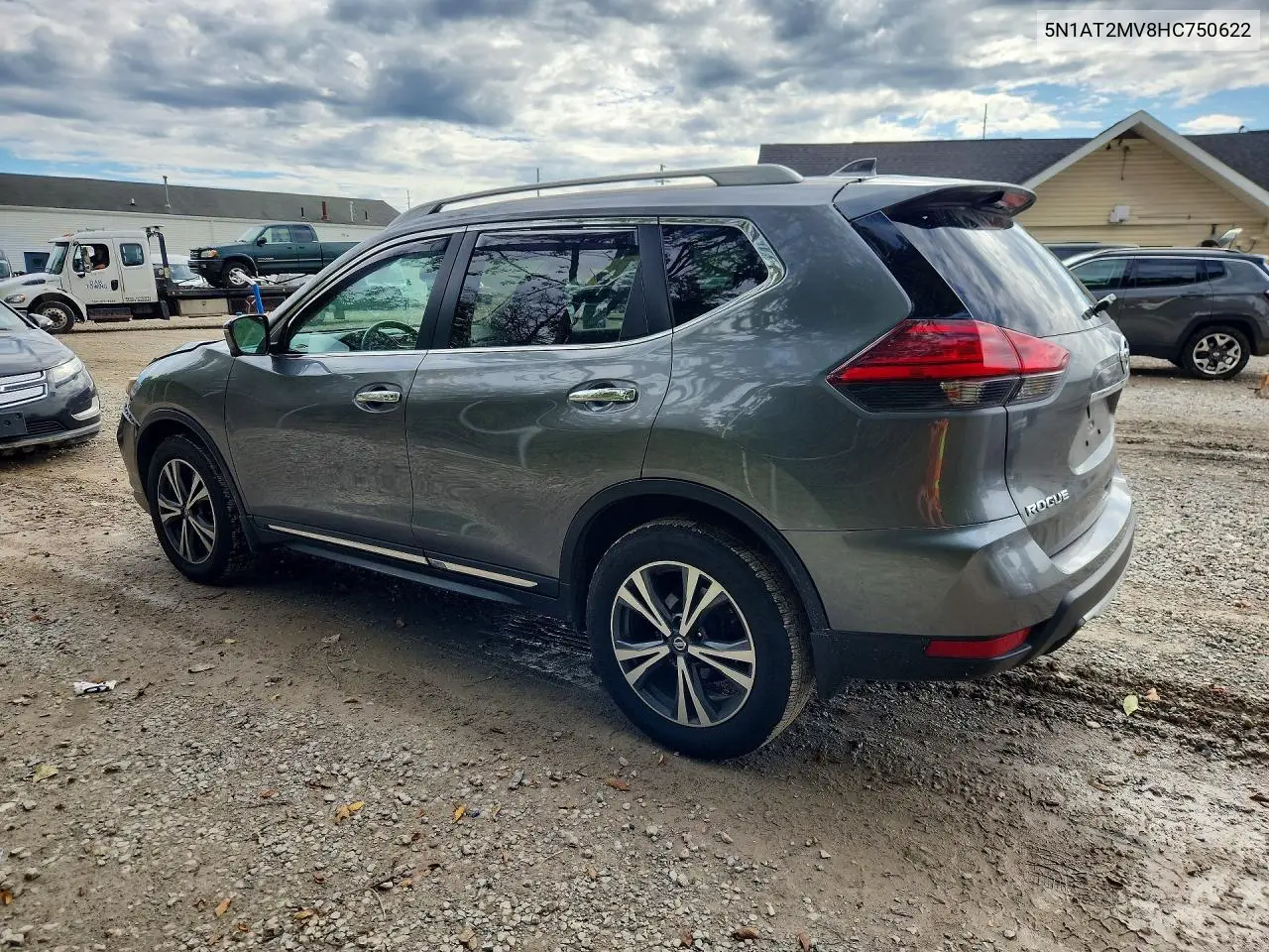 2017 NISSAN ROGUE VIN 5N1AT2MV8HC750622 — фото 2