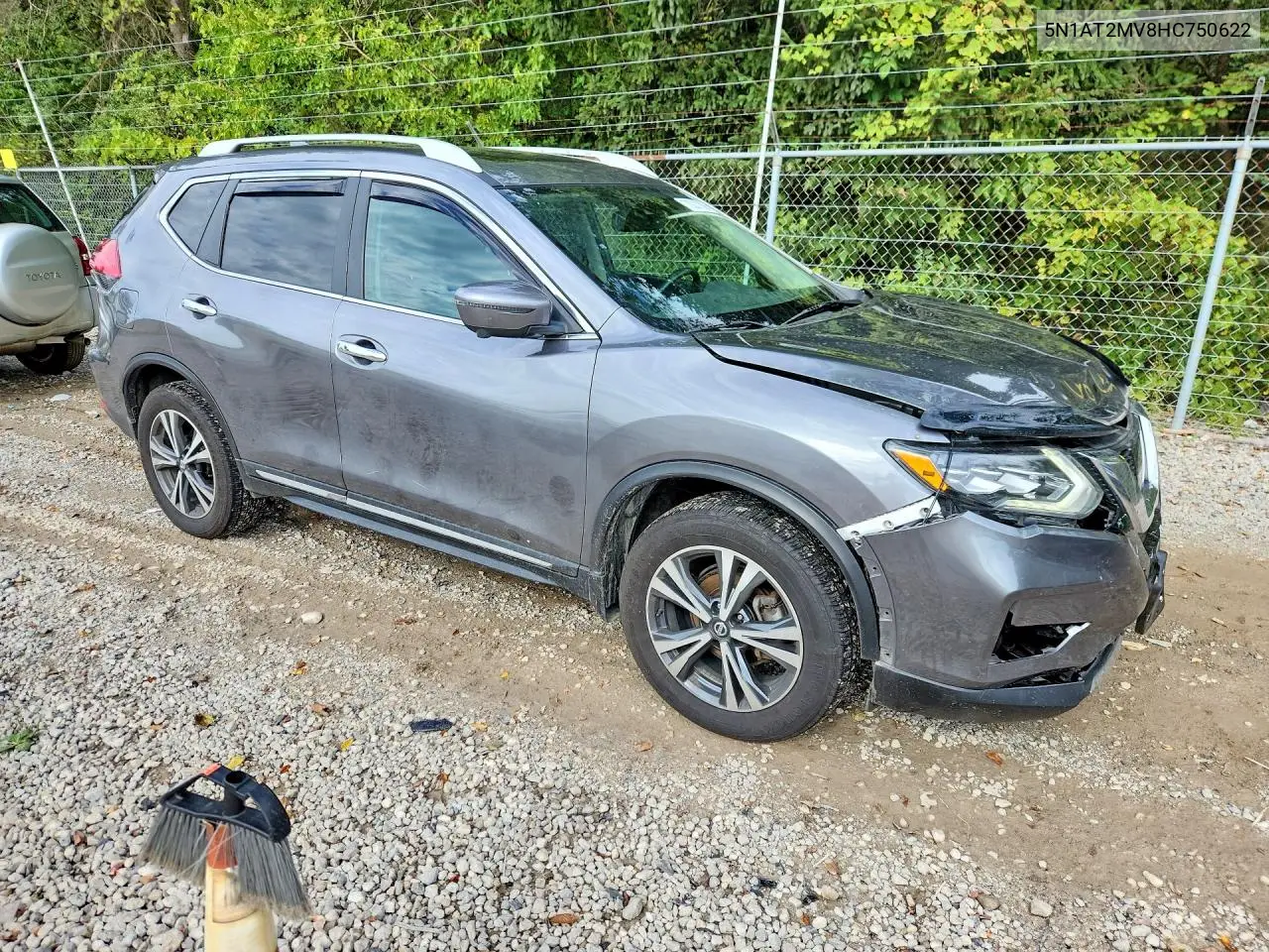 2017 NISSAN ROGUE VIN 5N1AT2MV8HC750622 — фото 4