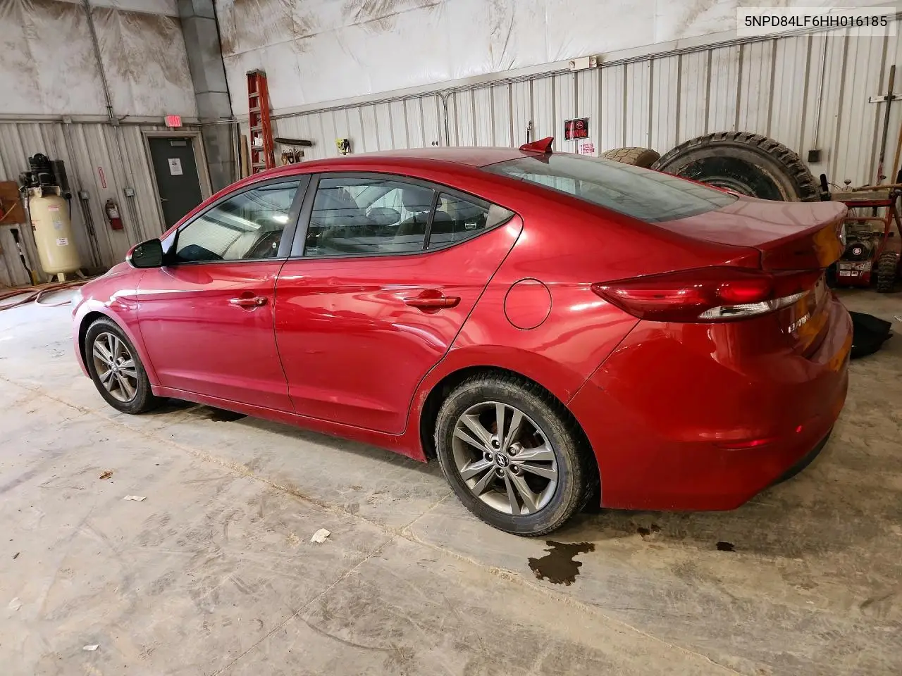 2017 HYUNDAI ELANTRA VIN 5NPD84LF6HH016185 — фото 2