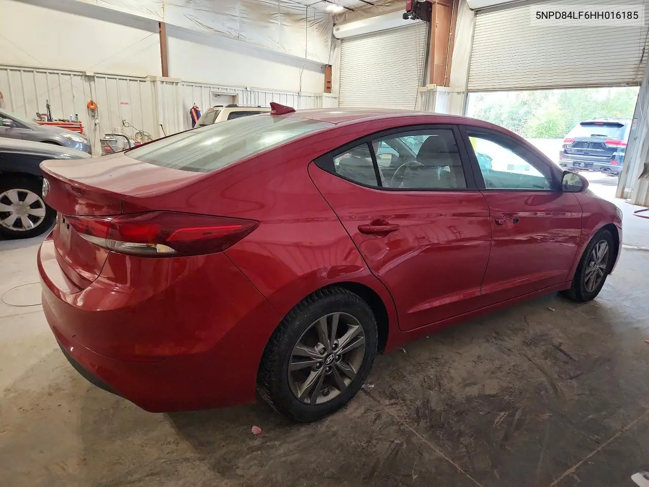 2017 HYUNDAI ELANTRA VIN 5NPD84LF6HH016185 — фото 3