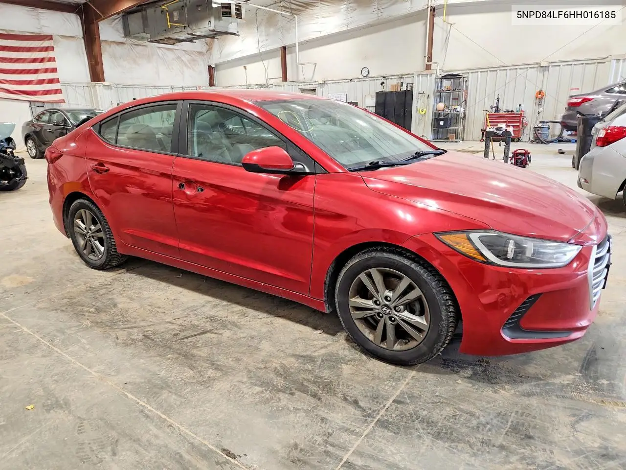 2017 HYUNDAI ELANTRA VIN 5NPD84LF6HH016185 — фото 4