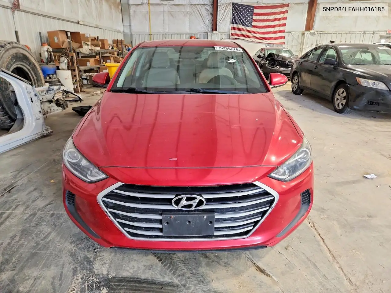 2017 HYUNDAI ELANTRA VIN 5NPD84LF6HH016185 — фото 5