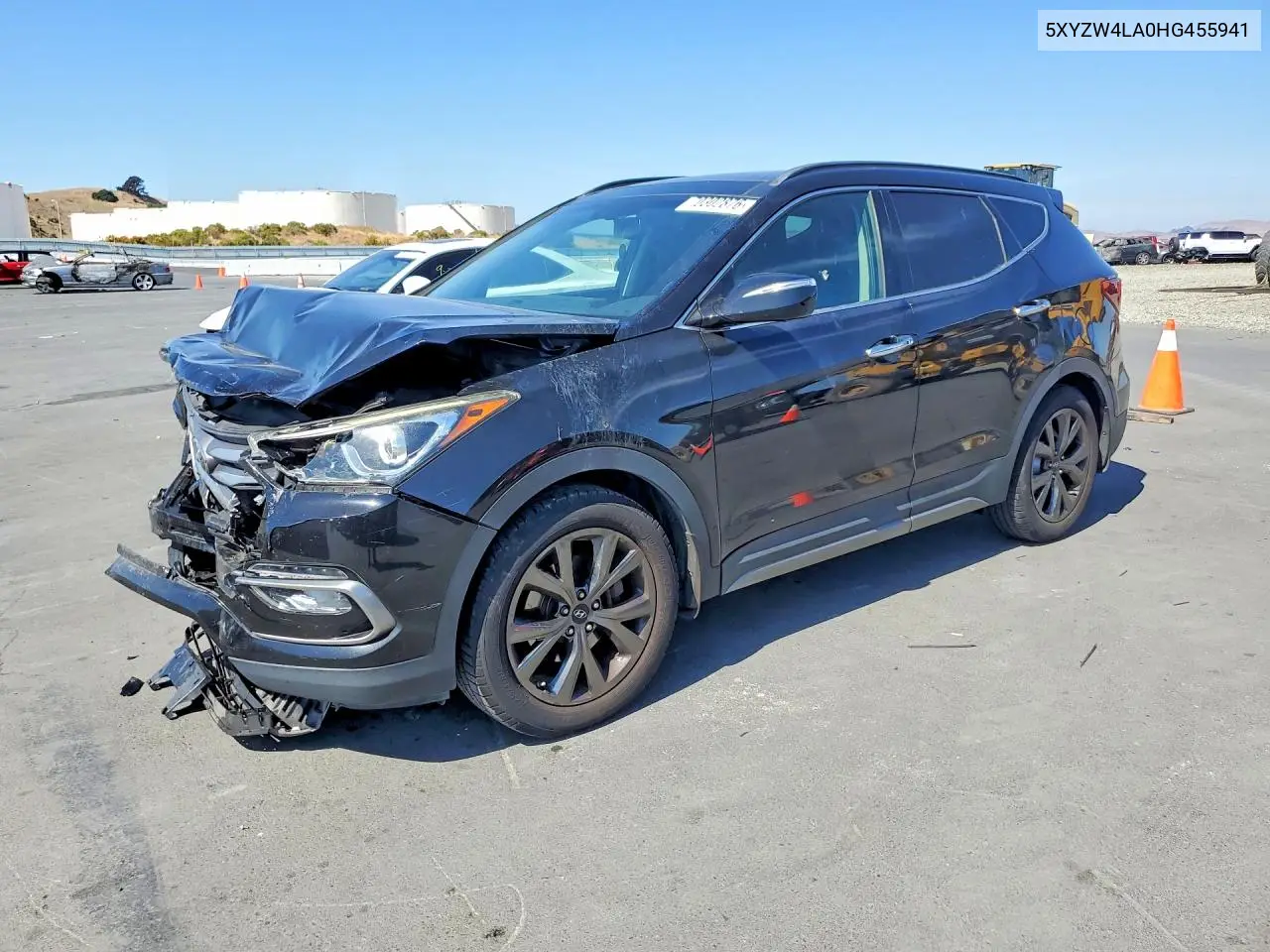 HYUNDAI SANTA FE 2017, VIN 5XYZW4LA0HG455941