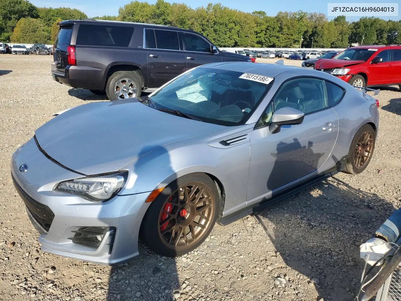 SUBARU BRZ 2017, VIN JF1ZCAC16H9604013