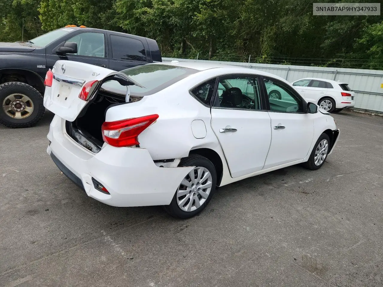2017 NISSAN SENTRA VIN 3N1AB7AP9HY347933 — фото 3