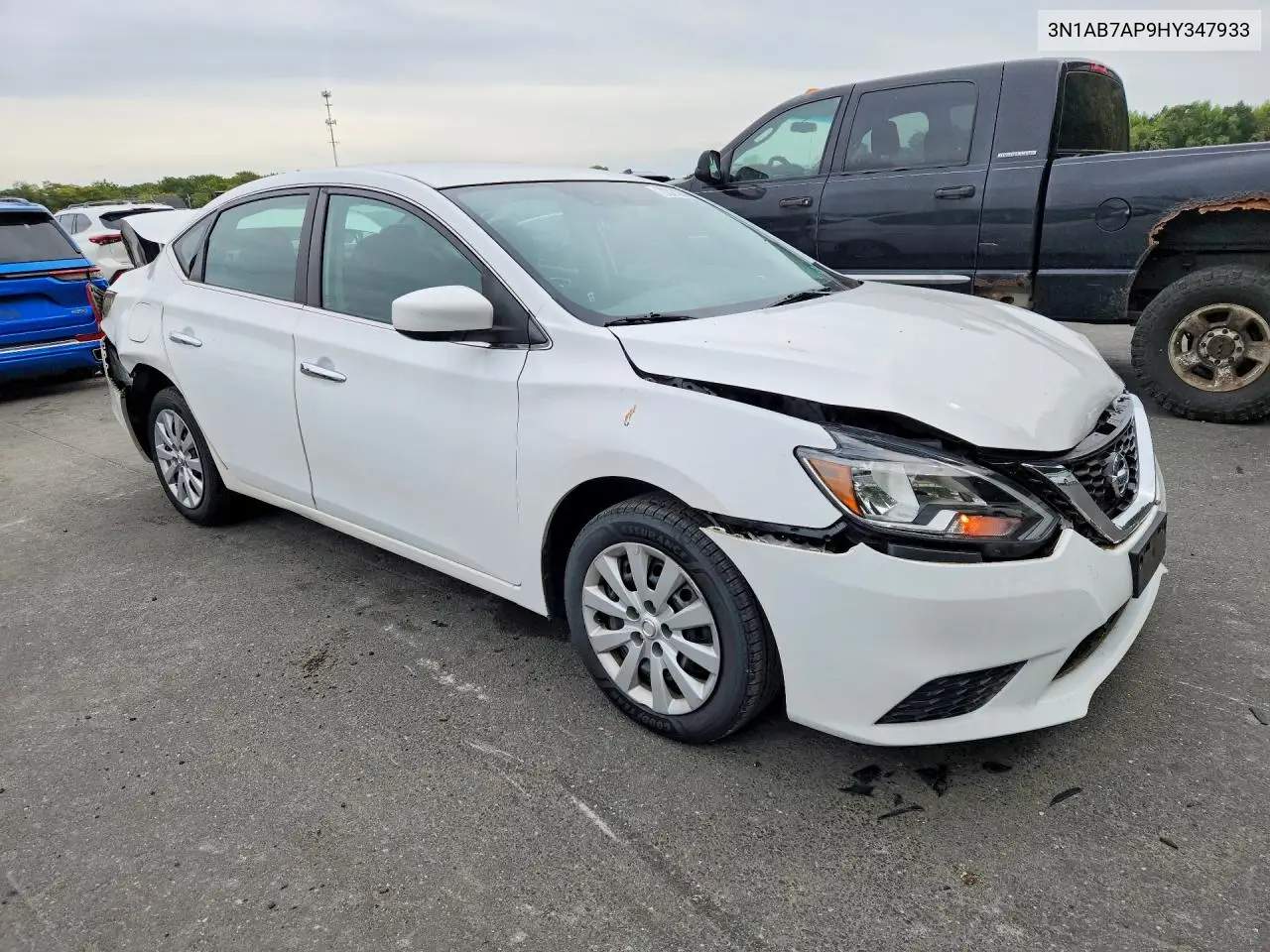 2017 NISSAN SENTRA VIN 3N1AB7AP9HY347933 — фото 4
