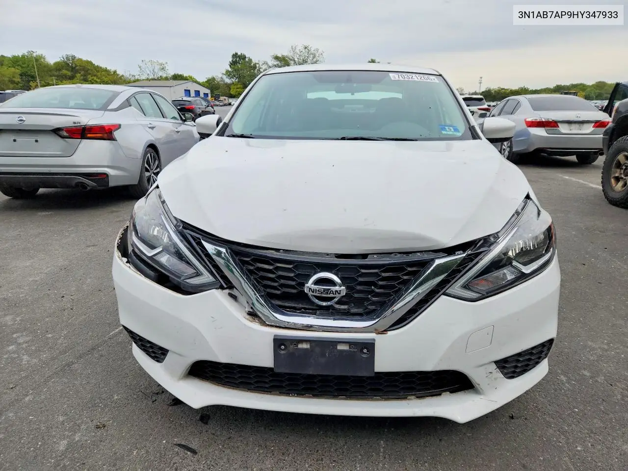 2017 NISSAN SENTRA VIN 3N1AB7AP9HY347933 — фото 5