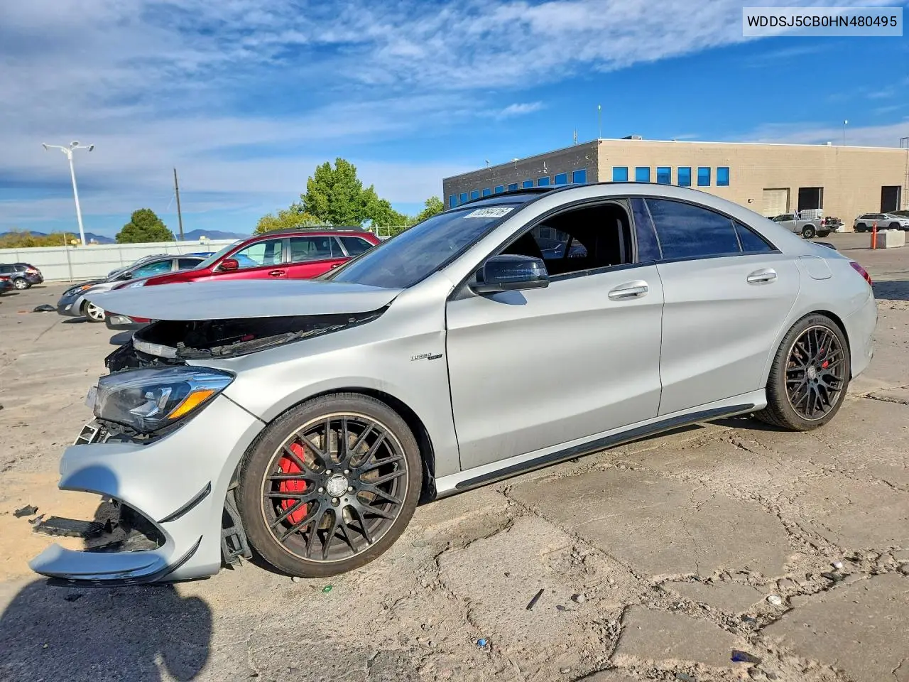 MERCEDES CLA-KLASSE 2017, VIN WDDSJ5CB0HN480495