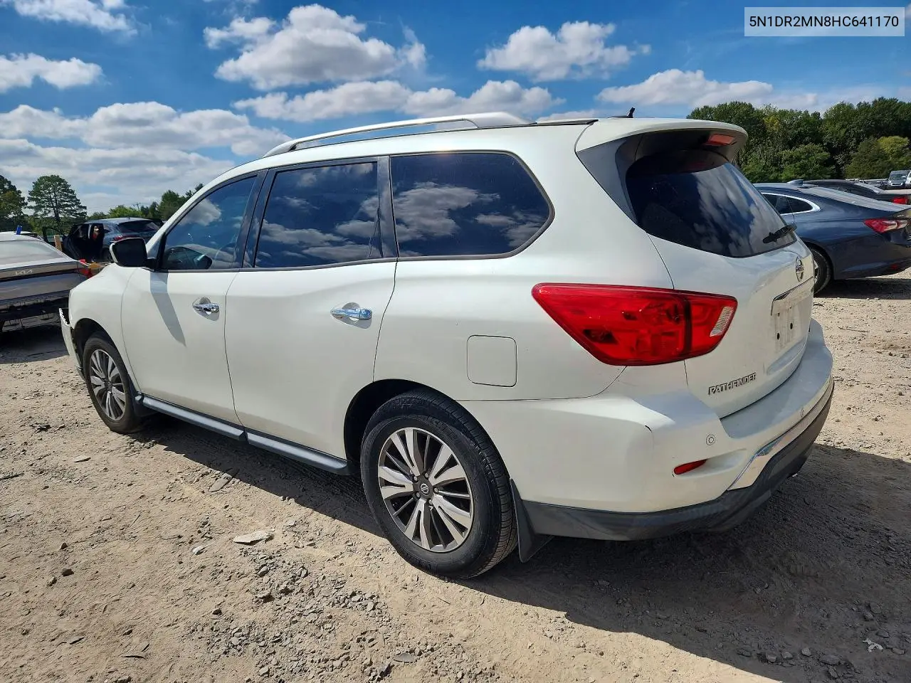 2017 NISSAN PATHFINDER VIN 5N1DR2MN8HC641170 — фото 2