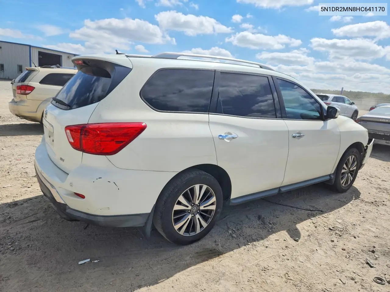 2017 NISSAN PATHFINDER VIN 5N1DR2MN8HC641170 — фото 3