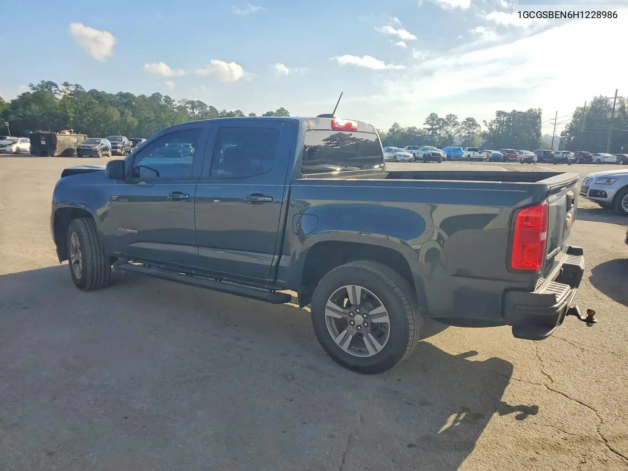 CHEVROLET COLORADO 2017, VIN 1GCGSBEN6H1228986
