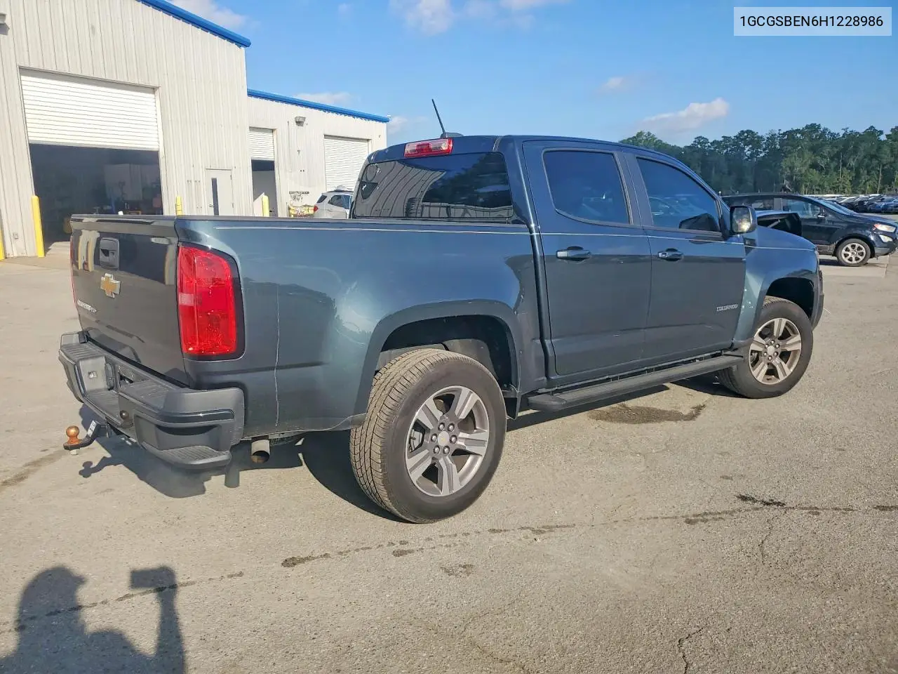 2017 CHEVROLET COLORADO VIN 1GCGSBEN6H1228986 — фото 2