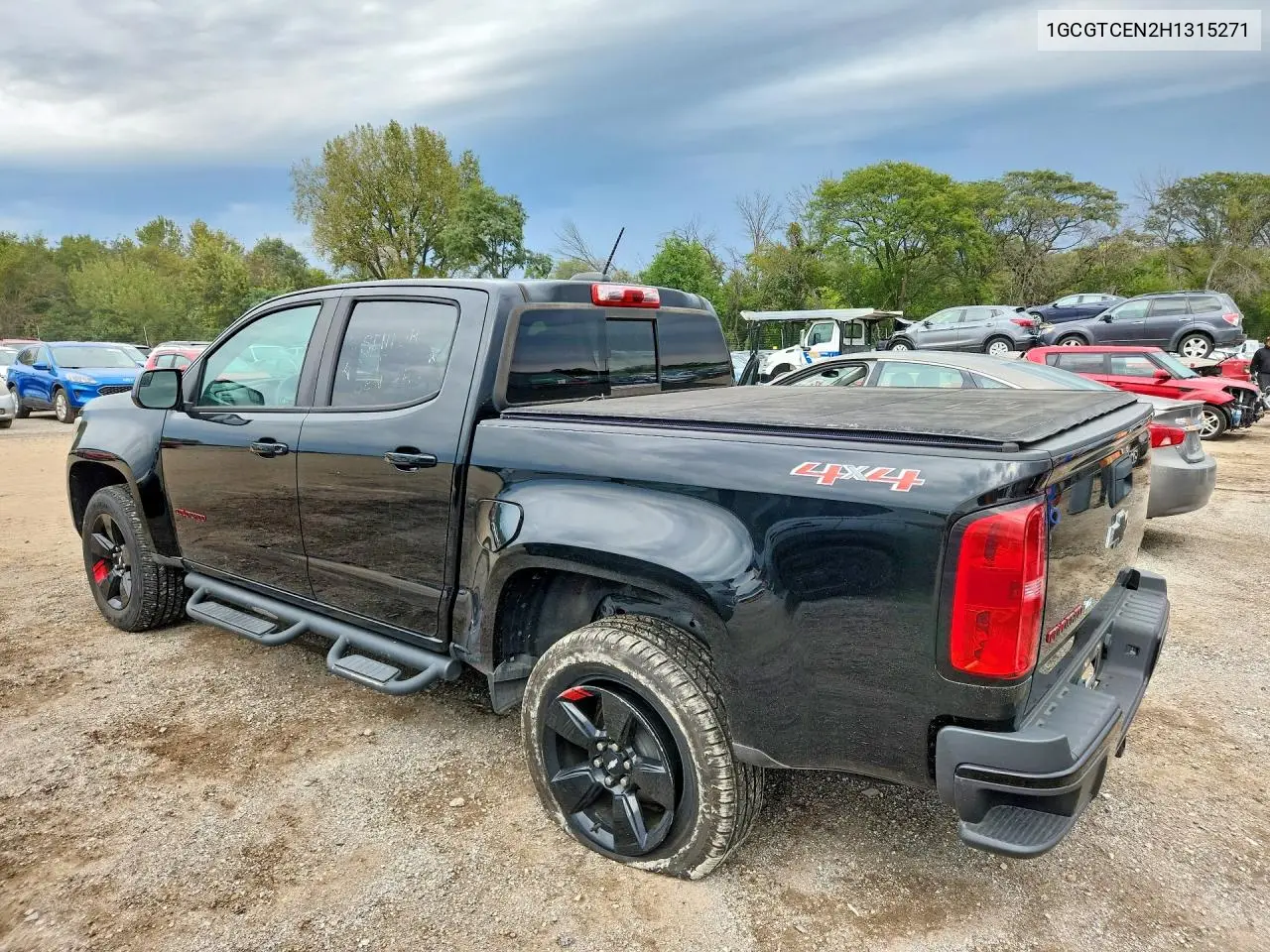 2017 CHEVROLET COLORADO VIN 1GCGTCEN2H1315271 — фото 2