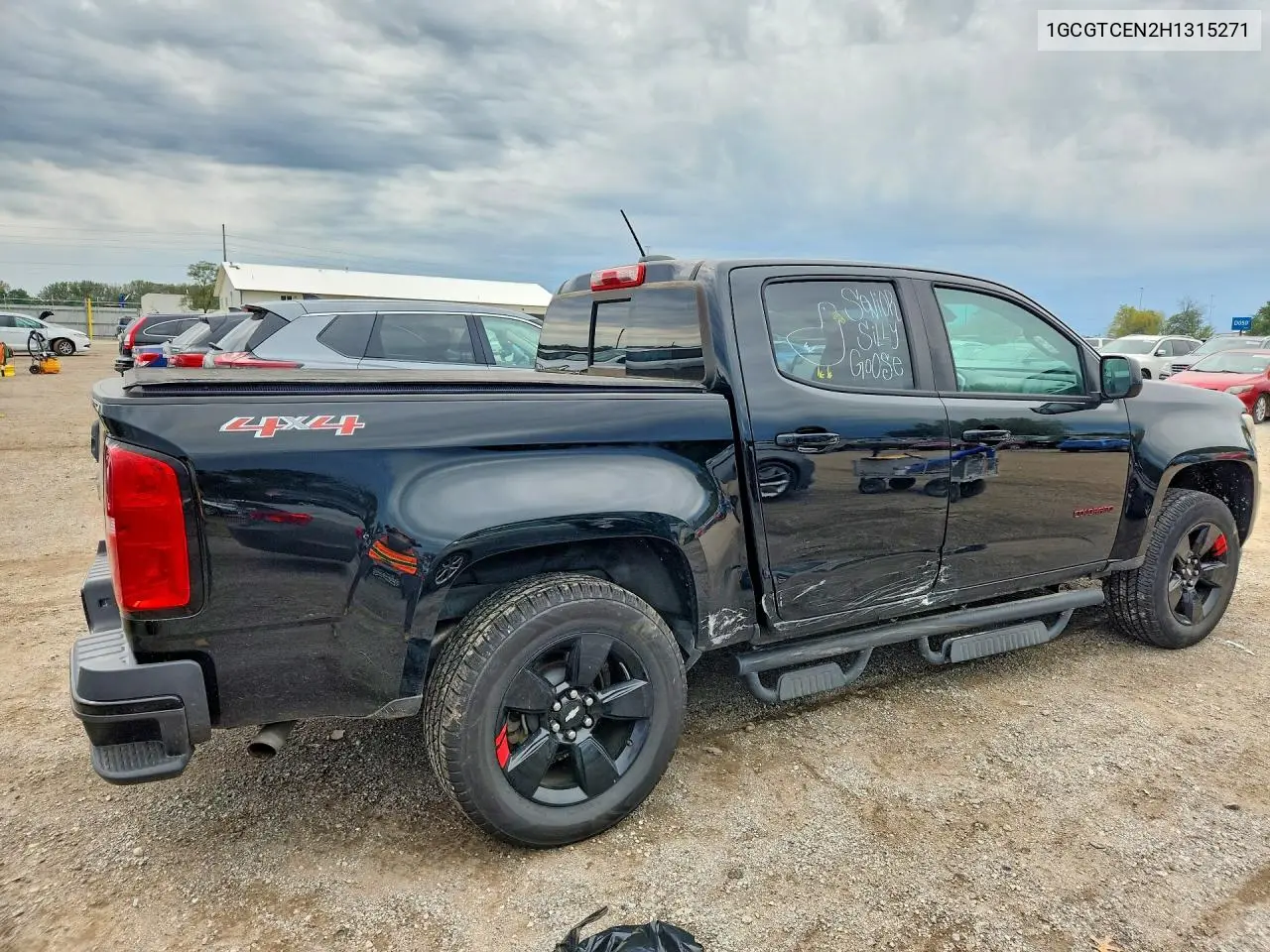 2017 CHEVROLET COLORADO VIN 1GCGTCEN2H1315271 — фото 3