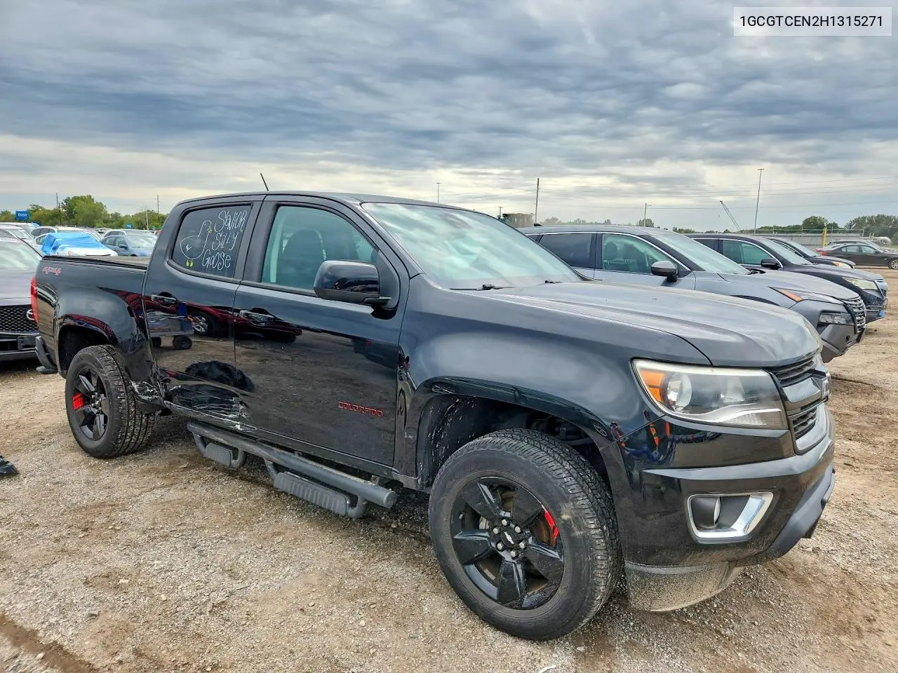 2017 CHEVROLET COLORADO VIN 1GCGTCEN2H1315271 — фото 4
