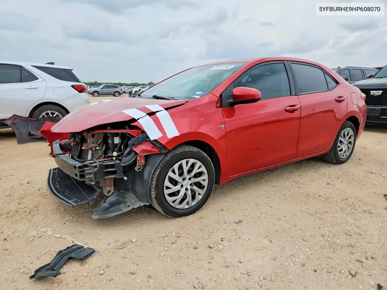 TOYOTA COROLLA 2017, VIN 5YFBURHE9HP608070