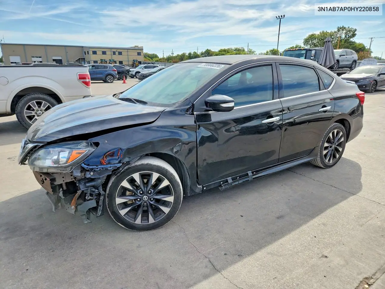 NISSAN SENTRA 2017, VIN 3N1AB7AP0HY220858